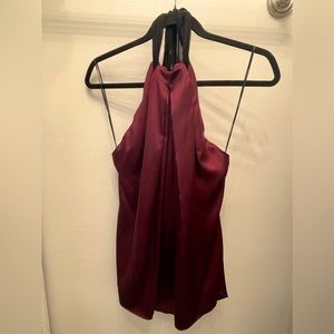 Black Halo, Silk, Halter Top, Size 8